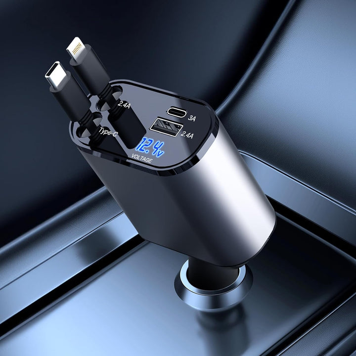 AutoCharge - Chargeur rapide 4 en 1 pour voiture