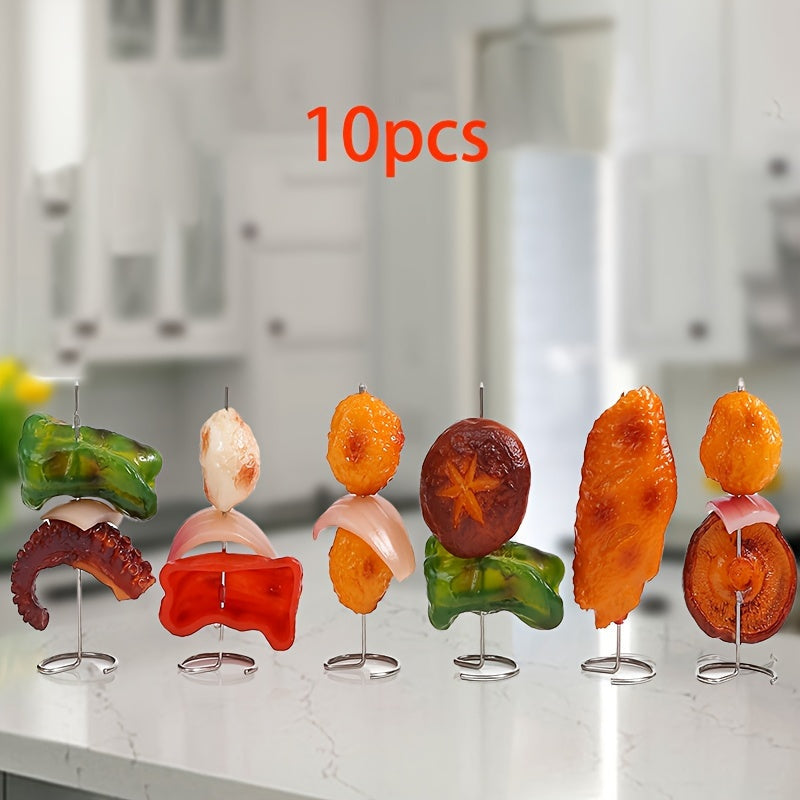 5+5 GRATUIT | GrillElevate – Les brochettes en acier inoxydable pour un barbecue uniforme et parfait