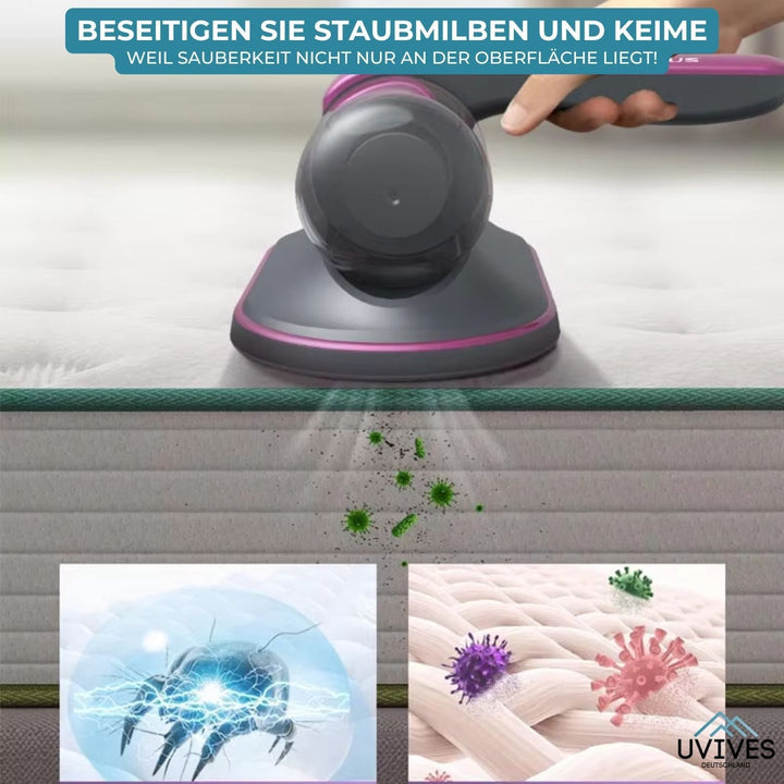 MiteBuster - Aspirateur pour l'élimination des acariens domestiques