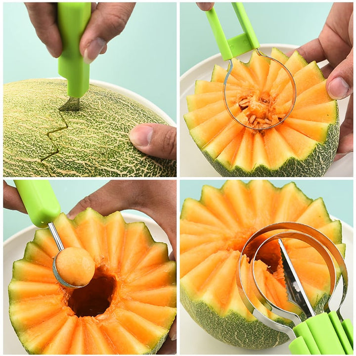 1+1 GRATUIT | JuicyCut - Outil de fruits 4 en 1