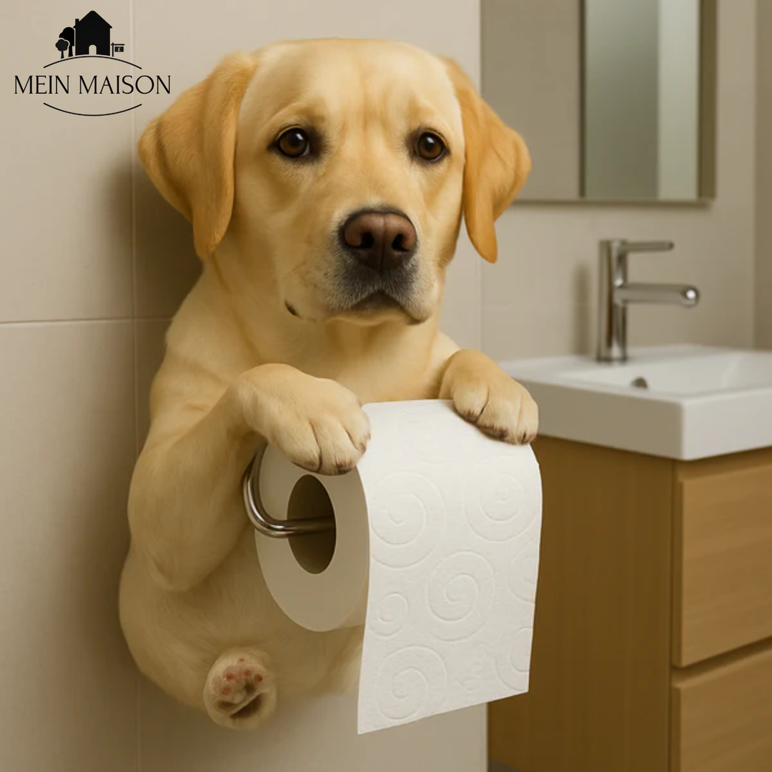 PawRoll – Le porte-papier toilette au charme animal!