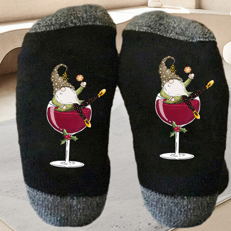 1+1 GRATUIT | TipsyToes - Chaussettes créatives en verre à vin