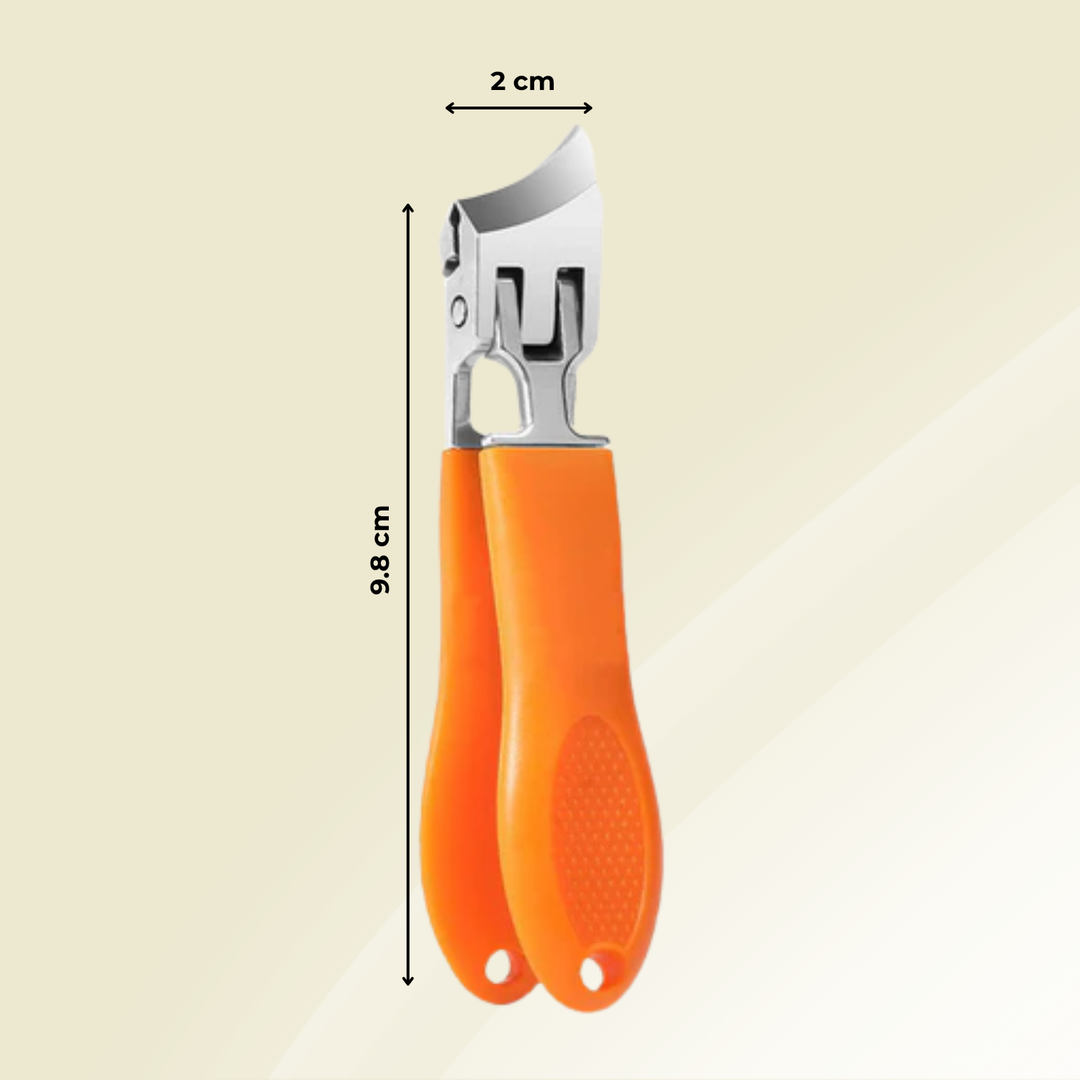 Coupe-ongles WideTrim | Ouverture de coupe extra large | Design anti-projection | Acier inoxydable