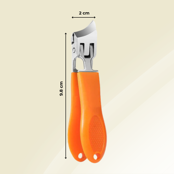 Coupe-ongles WideTrim | Ouverture de coupe extra large | Design anti-projection | Acier inoxydable