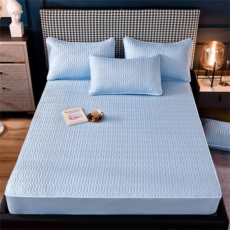 SilkyBreathe - Housse de matelas en soie respirante et ultra douce
