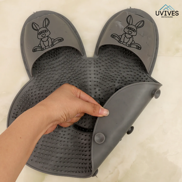 FootFluff – Tapis de bain bien-être avec grattoir !