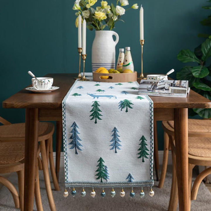 XmasTreeFest - Chemin de table de sapin de Noël avec