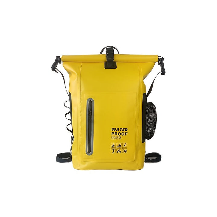 DryTrek Sac à dos de plein air étanche 25L | Rolltop avec fermeture à clip | Design robuste | Parfait pour le kayak, la randonnée et la plage
