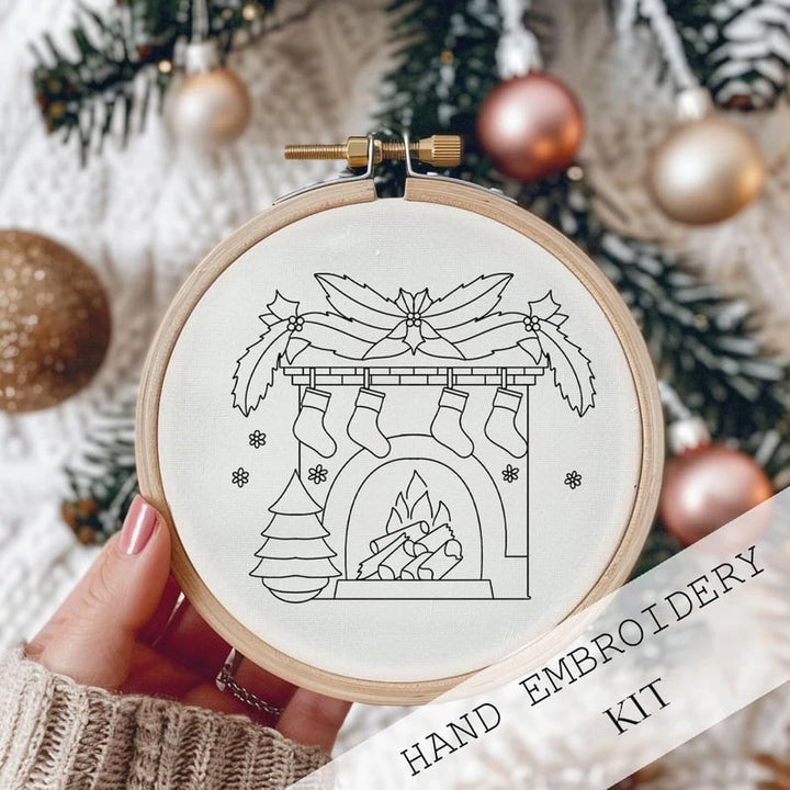 SnowStitch™ – Ensemble de broderie pour les fêtes