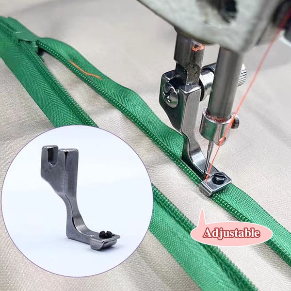 1+1 GRATUIT | ZipFlex - Pied de fermeture éclair réglable pour machine à coudre