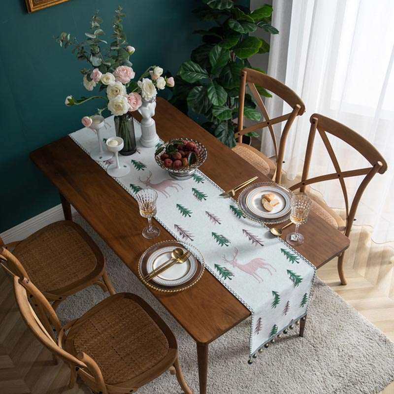 XmasTreeFest - Chemin de table de sapin de Noël avec