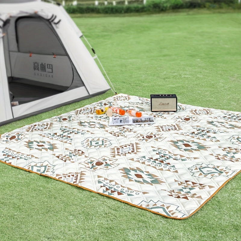 Camprella Couverture de Pique-nique Imperméable | Pliable & Rembourrée | Avec Poignée de Transport | Idéale pour la Plage & le Parc