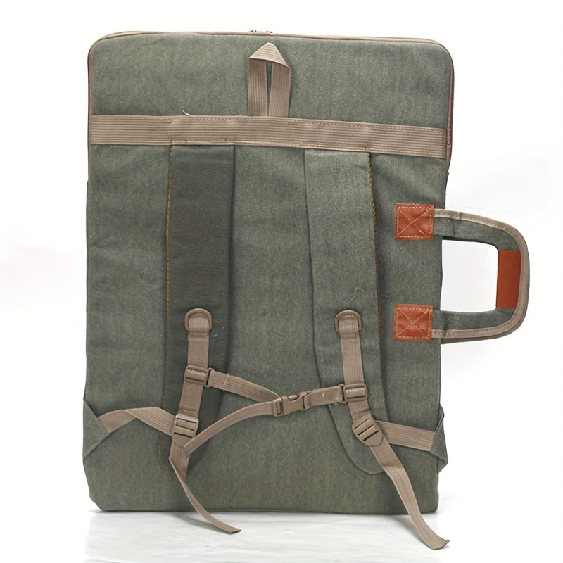 Sac à dos d'artiste Artovo en toile | 66×50 cm | Robuste, Léger & Spacieux | Pour planche à dessin & accessoires | Idéal pour les déplacements