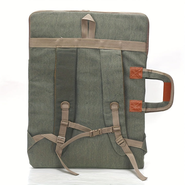 Sac à dos d'artiste Artovo en toile | 66×50 cm | Robuste, Léger & Spacieux | Pour planche à dessin & accessoires | Idéal pour les déplacements