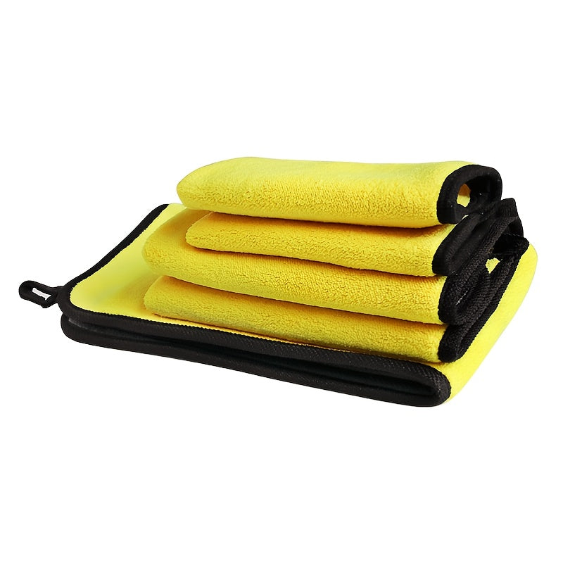 AutoFlair Chiffon en Microfibre pour Voiture | Double Face & Sans Rayures | Ultra Absorbant | Fleece Corail