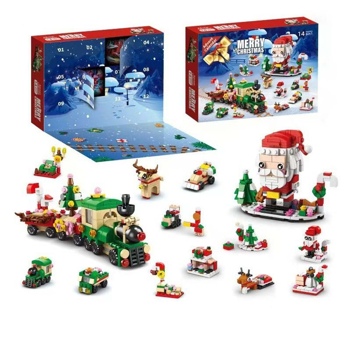 BuildaTree™ – Calendrier de l'Avent avec des pièces de sapin de Noël