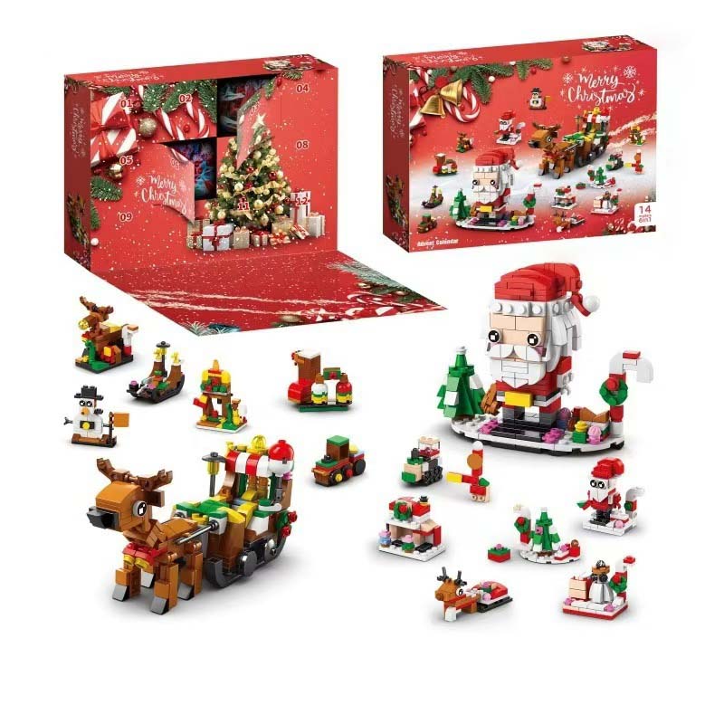 BuildaTree™ – Calendrier de l'Avent avec des pièces de sapin de Noël