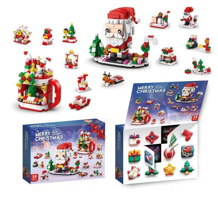 BuildaTree™ – Calendrier de l'Avent avec des pièces de sapin de Noël