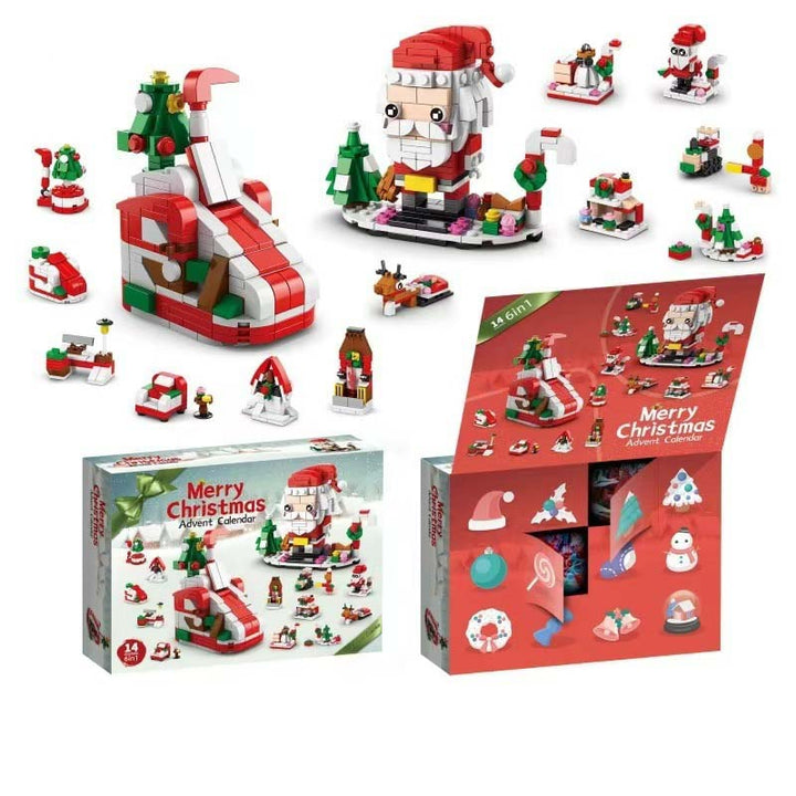 BuildaTree™ – Calendrier de l'Avent avec des pièces de sapin de Noël