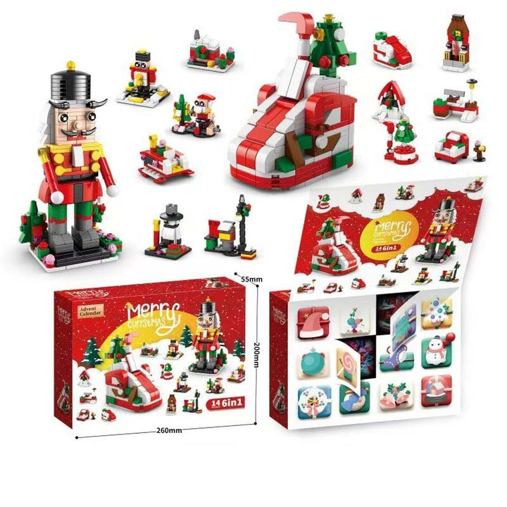BuildaTree™ – Calendrier de l'Avent avec des pièces de sapin de Noël