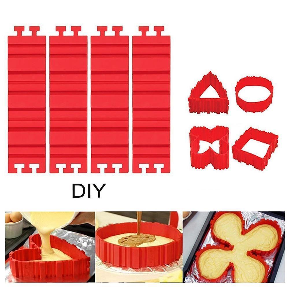 2+2 GRATUIT | BakeArt - Moule à Gâteau en Silicone DIY