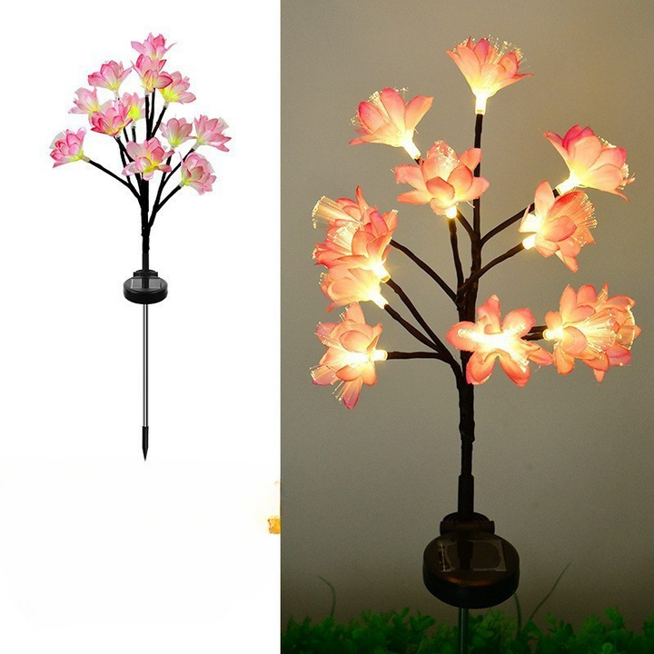Lumiora Naturlicht Lampes de Jardin Solaires | Ensemble de 6 au Design Fenouil Sauvage | Lumière LED Blanc Chaud | Hauteur 75 cm