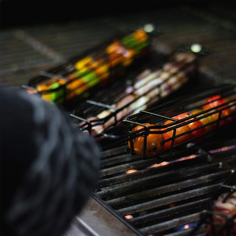 1+1 GRATUIT | GrillBasket - Paniers à kebab réutilisables