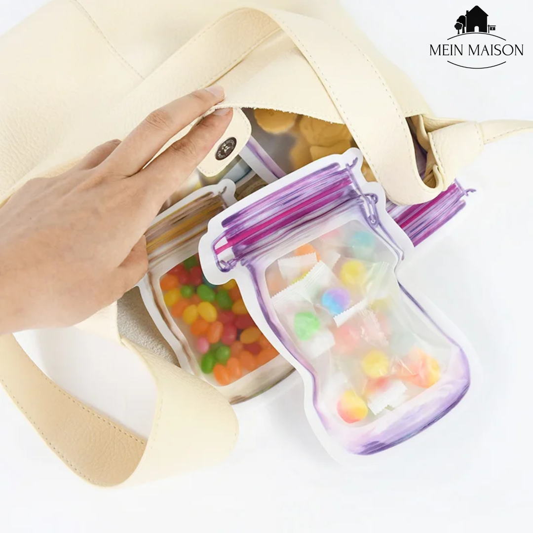 5+5 GRATUIT | EcoJar – Sacs réutilisables au design de bocaux !