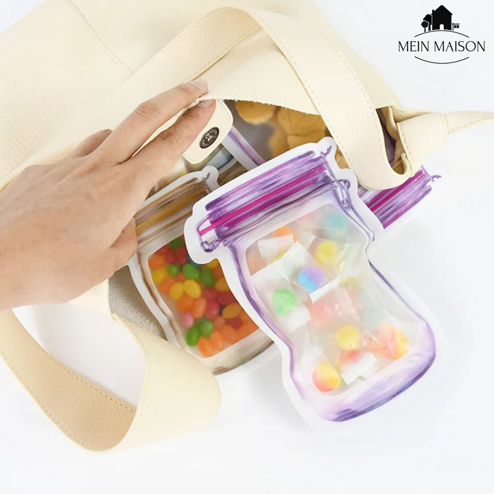 5+5 GRATUIT | EcoJar – Sacs réutilisables au design de bocaux !
