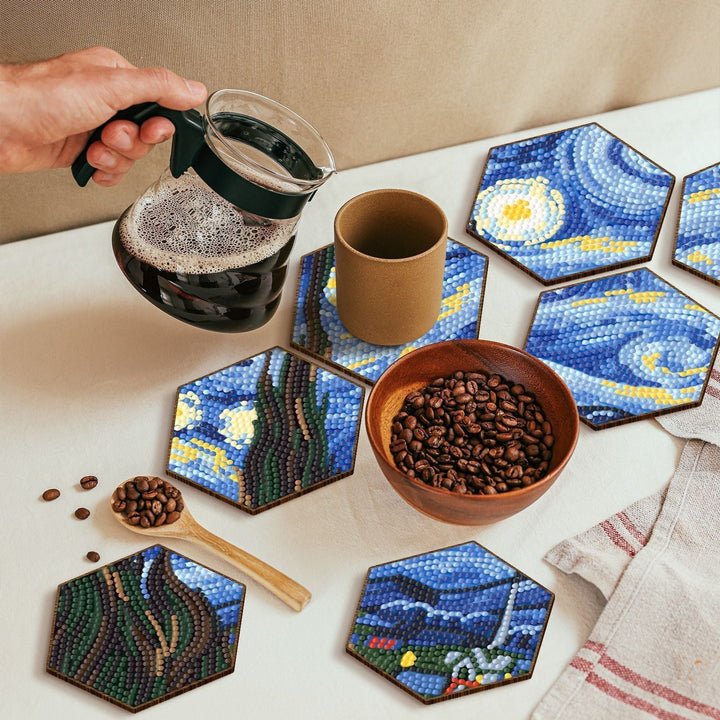 GlossHoneycomb – Dessous de verre artistiques pour embellir votre décoration intérieure