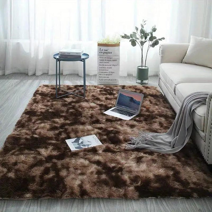 Tapis Doux | Design Tie-Dye | Antidérapant & Douillet | 80x120 cm