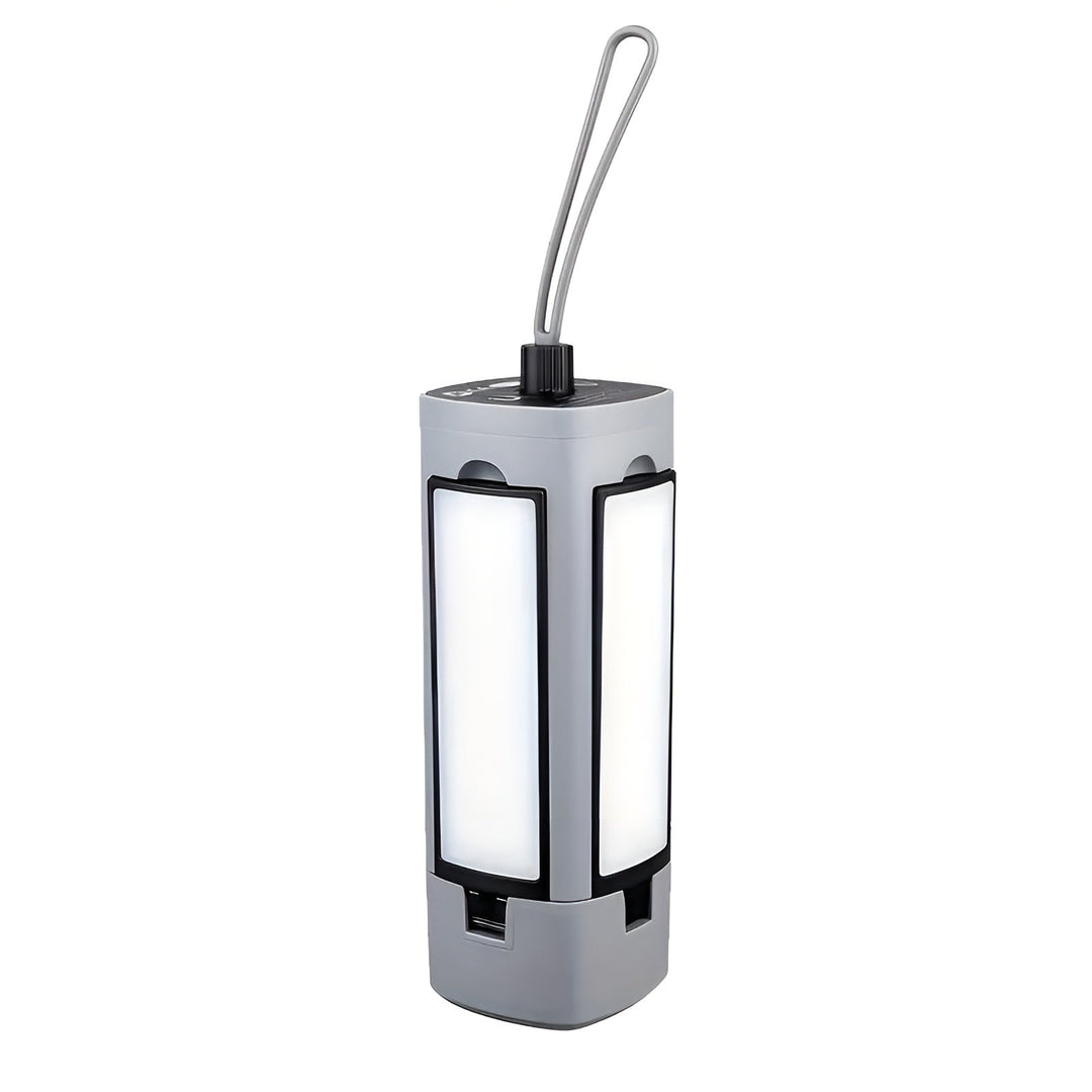 Lixmodo Lampe de Camping LED | Charge USB & Rotation à 360° | Pliable & Résistante aux Intempéries | Rechargeable | Compacte
