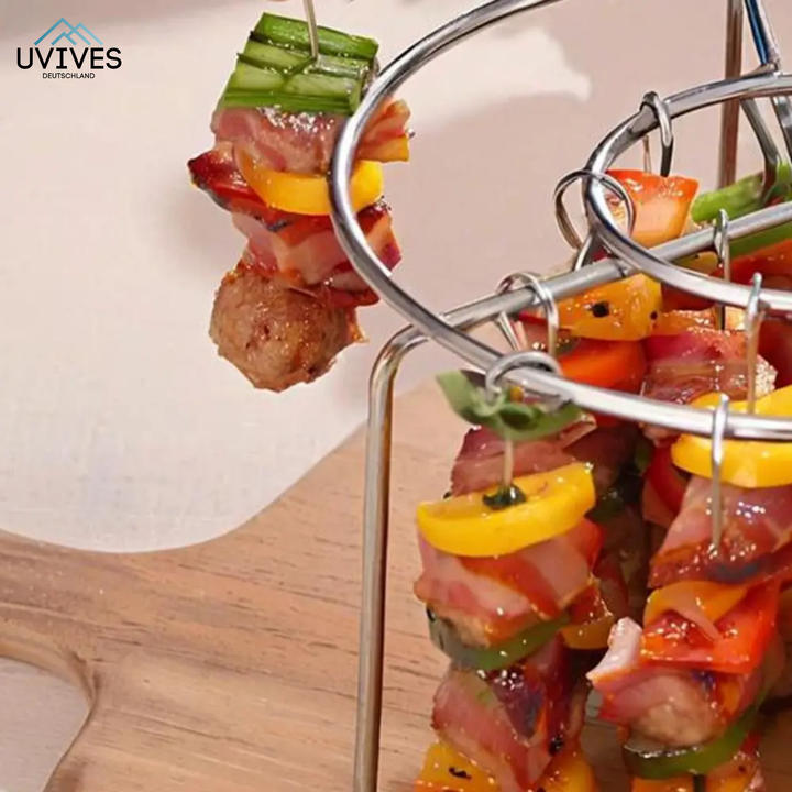CrispGrill Set – Profitez d'aliments croustillants sans fumée ni graisse !