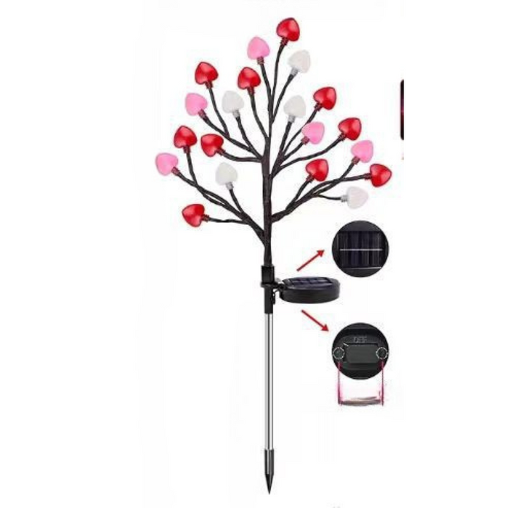 Lumiora Naturlicht Lampes de Jardin Solaires | Ensemble de 6 au Design Fenouil Sauvage | Lumière LED Blanc Chaud | Hauteur 75 cm