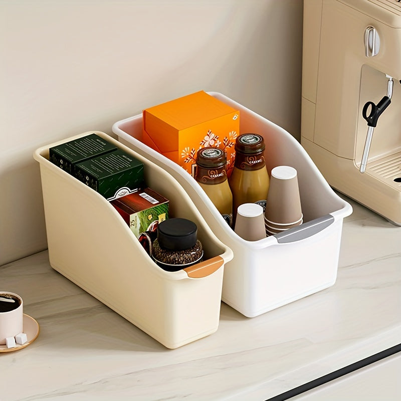 Orgalina Panier de rangement 2 pièces | Gain de place & Multifonctionnel | Design moderne en plastique