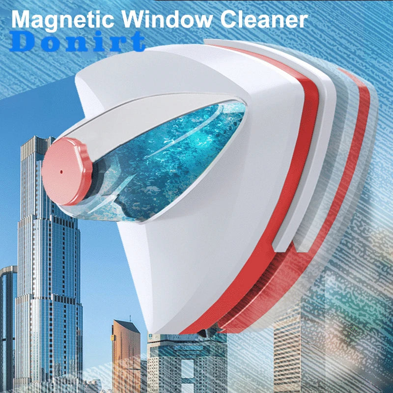 GLASPURE Nettoyeur de fenêtres magnétique | Pour vitrage simple et double | Raclette avec force magnétique | Disponible en 4 variantes