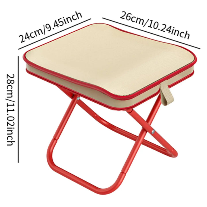 TrekkFlexx Chaise de Camping Pliable | Ultra-légère & Portable | Pour Pêche, Pique-nique & Voyages