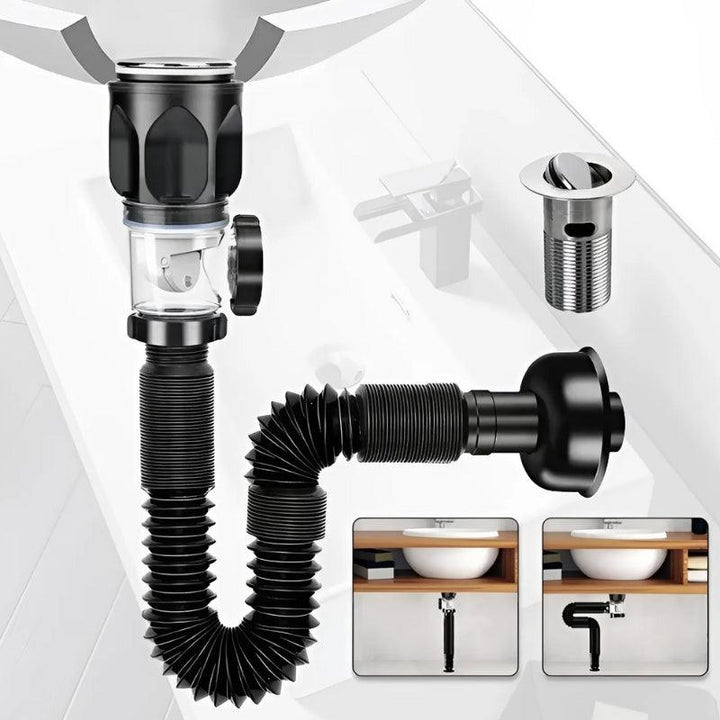 OdorBlock - Tuyau de drainage universel anti-odeur