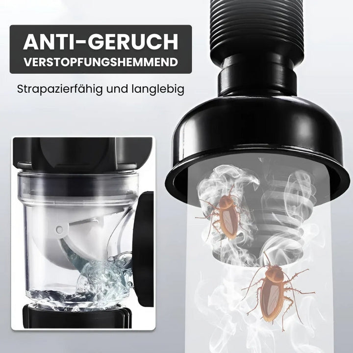 OdorBlock - Tuyau de drainage universel anti-odeur