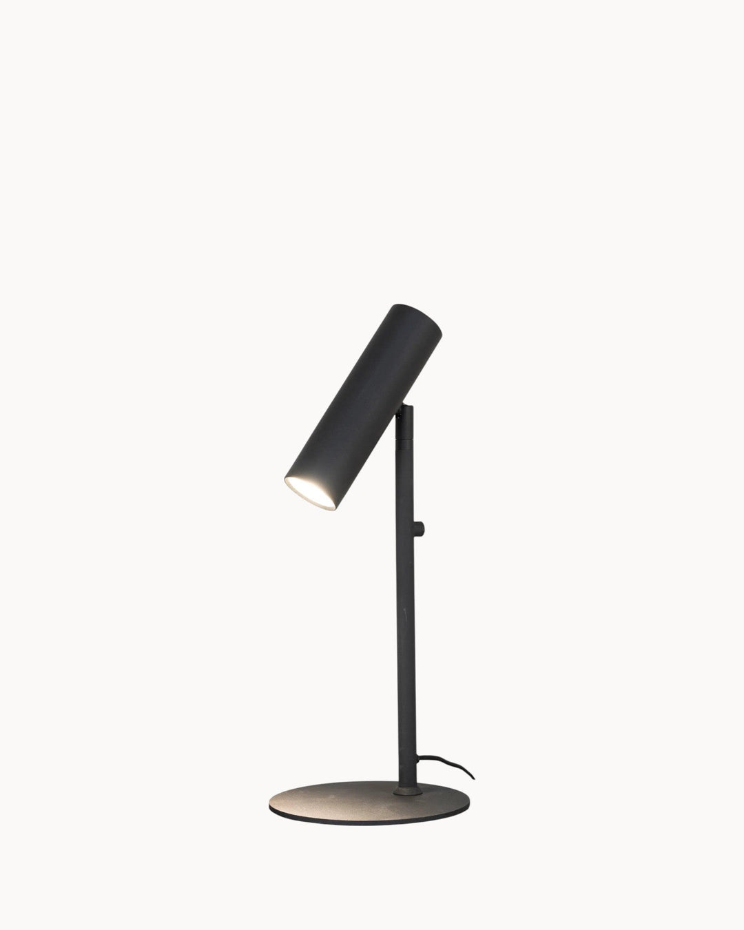 Lampe de table Paris - Design en acier noir - 20 x 20 x 47 cm - Culot GU10