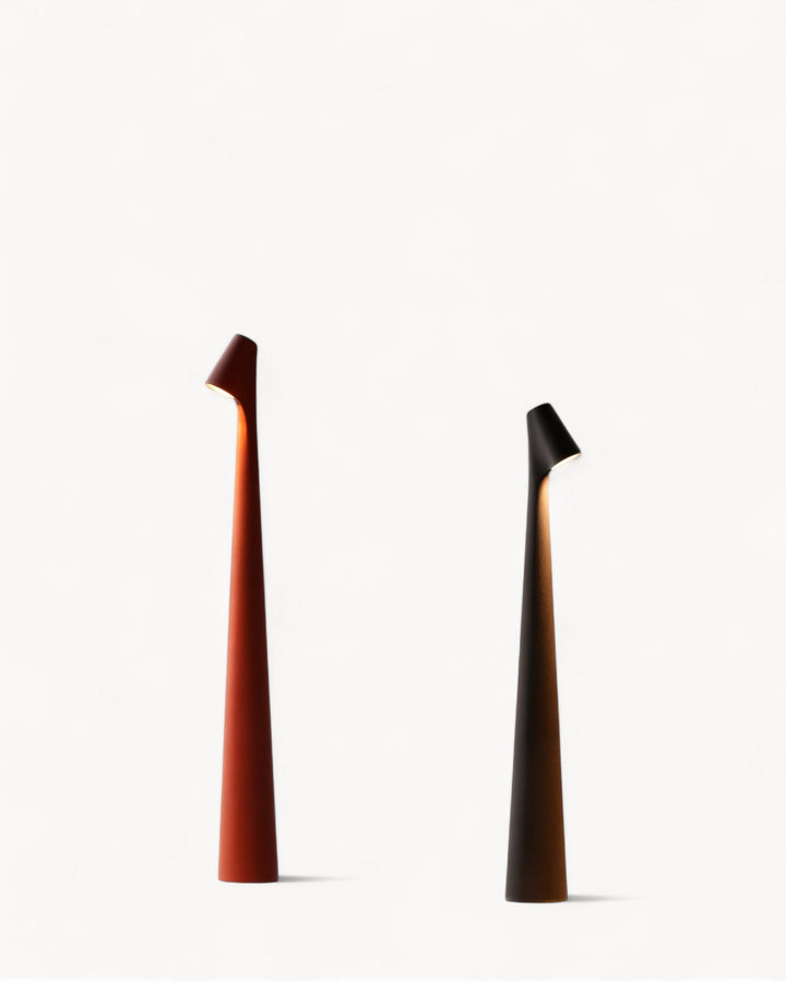 Lampe de table moderne à commande tactile, 3 niveaux de luminosité, aluminium