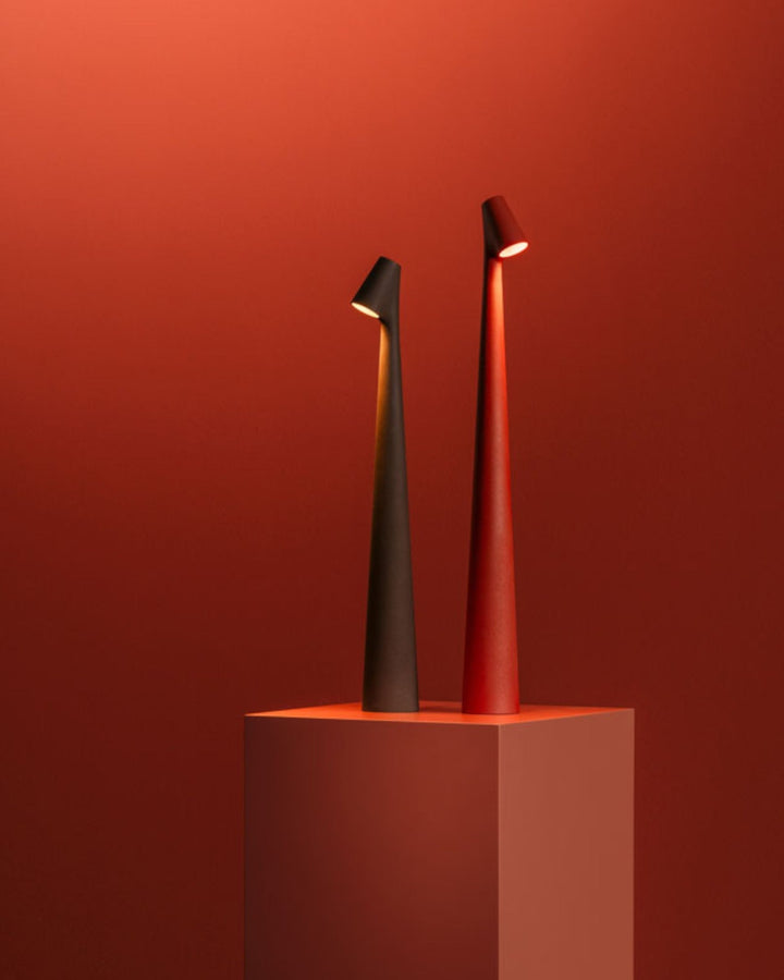 Lampe de table moderne à commande tactile, 3 niveaux de luminosité, aluminium