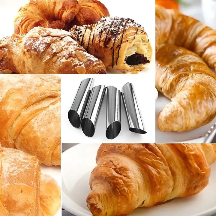 5+5 GRATUIT | BakeRolls - Ensemble de moules à cannoli de maître pour la maison !