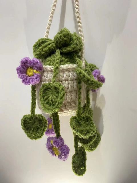 Panier à crocheter LeafLoom | Fait main | Auto & Maison | Décoration naturelle