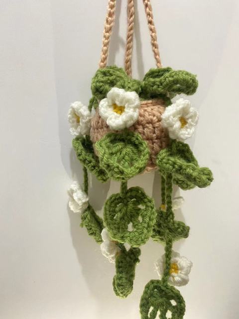 Panier à crocheter LeafLoom | Fait main | Auto & Maison | Décoration naturelle