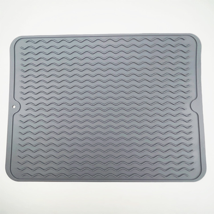 KÜCHENWELLA Tapis de Cuisine en Silicone | Résistant à la Chaleur & Antidérapant | Tapis d'égouttage, Insert de Réfrigérateur & de Tiroir | Sans BPA & Facile à Nettoyer