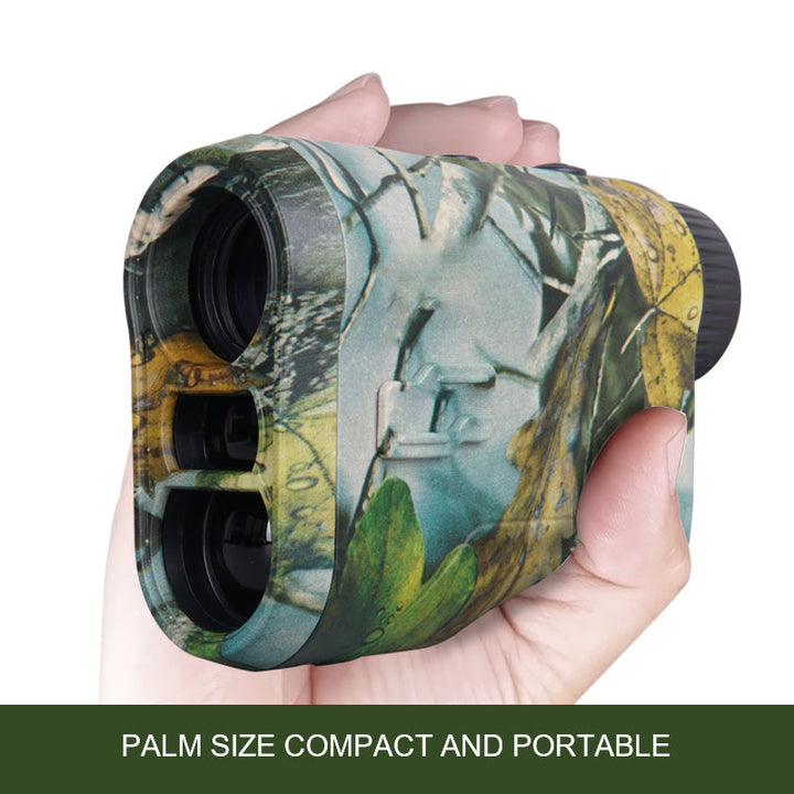 Télémètre Laser TERRAVIEW 1000 | Portée jusqu'à 1000 m | Design camouflage | Étanche et rechargeable | Pour la chasse et les activités en plein air