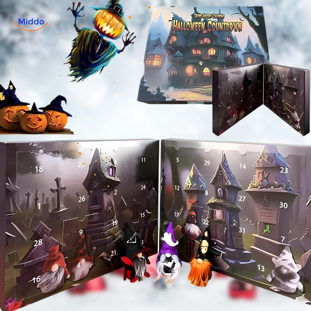 HolidayHaven - Calendrier de l'Avent en Peluche Gnome