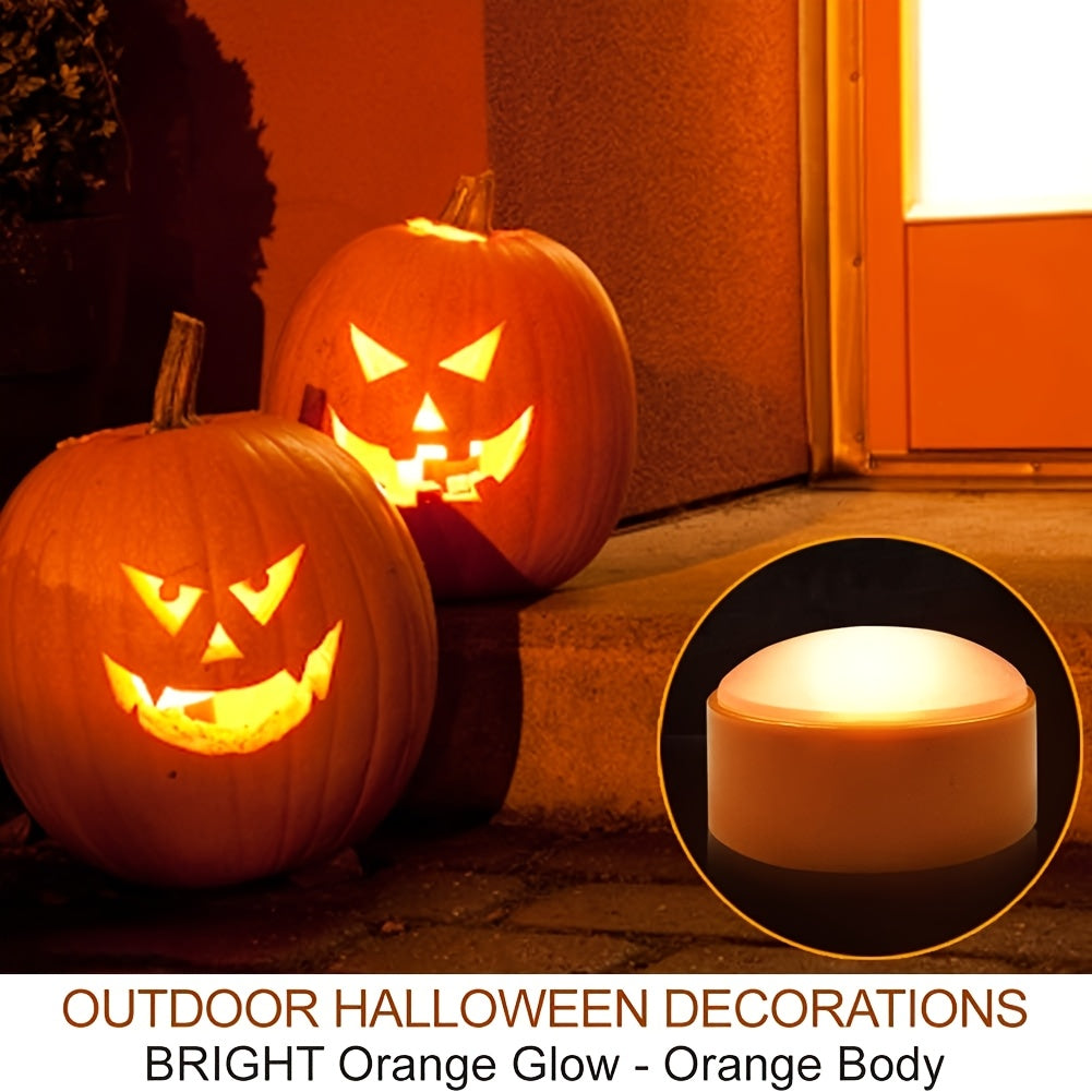 Lumora Halloween LED Bougies | Sans Flamme & Sûr | Éclairage Citrouille | Pour Intérieur & Extérieur