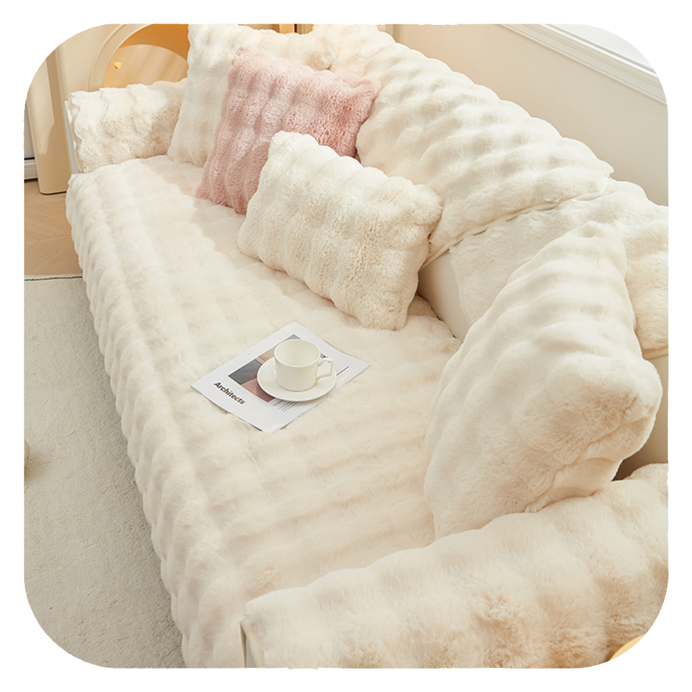 Plushy - Protection de canapé luxueuse, confort et douceur ultimes !